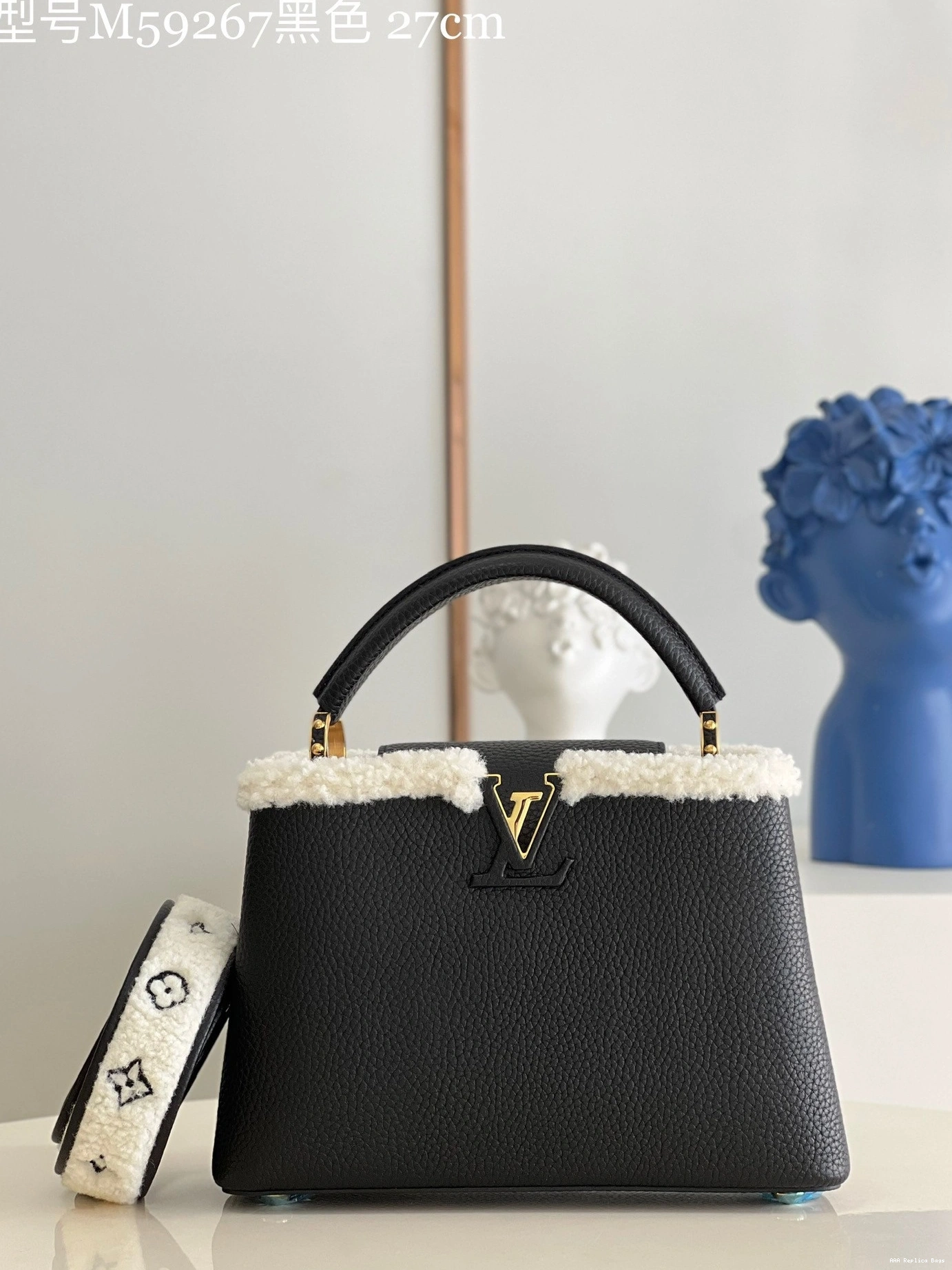 Aaa replica ru VUITTON BB CAPUCINES LOUIS 0709
